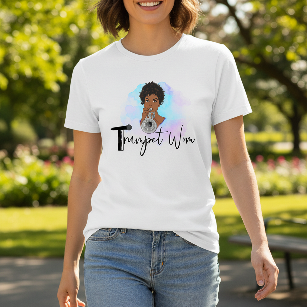 Trumpet Wom Logo Tee lifestyle